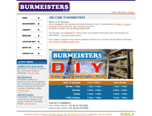 Tablet Screenshot of burmeist.com